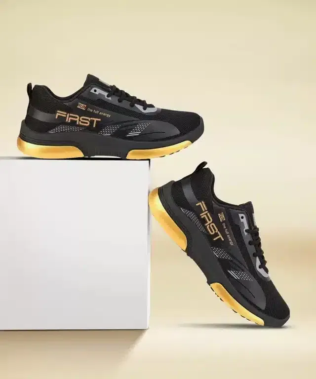 Sports Shoes for Men (Black, 7)