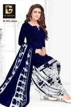 Synthetic Unstitched Dress Material for Women & Girls 