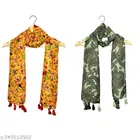 Stylish Ladies Scarves for Women, Pack of 2