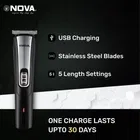 Nova Nht 1041 Usb Trimmer 60 Min Runtime 5 Length Settings 