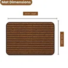 Status Dirt Trapper Doormat 36x56cm Brown