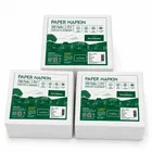 TerraHome Small Tissue Paper Napkins, 1 Ply, 22x22cm [3x100 Pieces] 