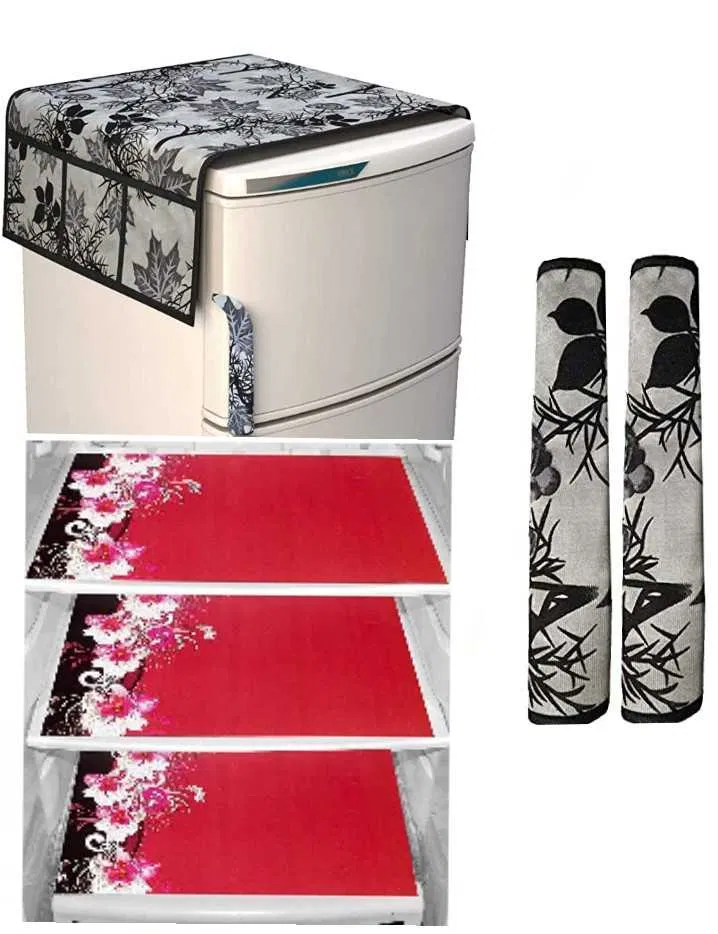 Refrigerator Covers (Black) (A-85)