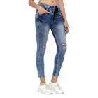 Denim Straight Fit Jeans For Women, Blue 