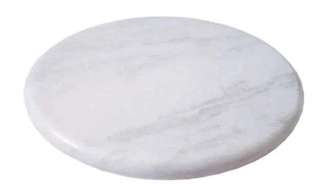 Marble Chakla Roti Maker Rolling Board (Pack of 1, White) (RF-010)