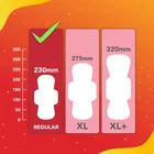 नाइन ड्राई कम्फर्ट सेनेटरी पैड्स रेगुलर - 3X6 पीस 