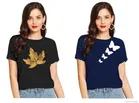 Half Sleeves Printed T-shirts for Women & Girls 