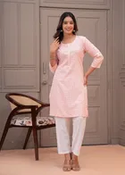 Rayon Printed Kurti for Women 