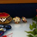 Vighnaharta Diamond Studded Alloy Stud Earring 