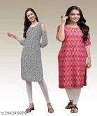 Crepe Kurtis for Women 