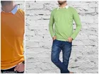 Cotton Blend Solid Polo T-Shirt for Men, Yellow & Green, Pack of 2 
