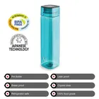 CELLO H2O Squaremate Unbreakable Plastic Water Bottle 1 Liter, Green