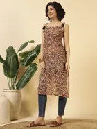 Summer Tie Up Georgette Kurti for Women 