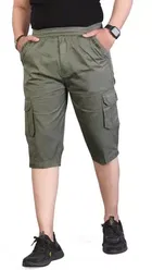 Cotton Cargo Three Fourths Pant for Men 