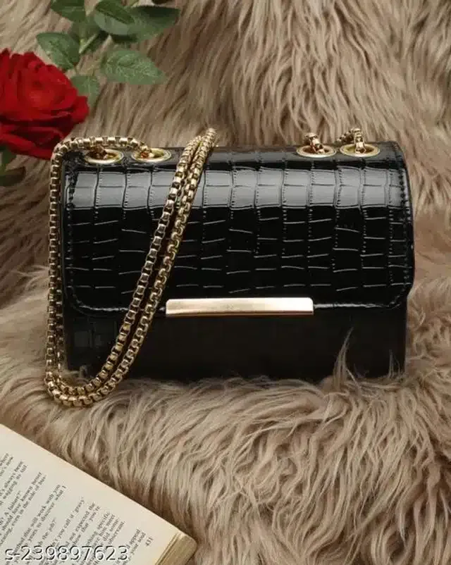 Sling Bag for Women (Black)