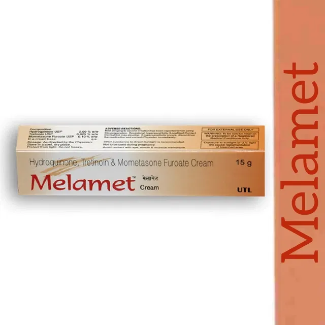 Melamet Skin Whitening Cream (15 g, Pack of 1)
