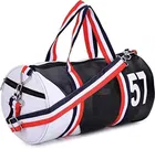Polyester Printed Gym Bag with Shaker Bottle 
