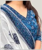 Viscose Rayon Printed Kurta with Pant & Dupatta for Women 