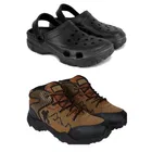 Combo of Casual Shoes with Clogs for Men 