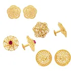 Gold Plated Designer Earrings Set for Women & Girls 