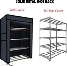 Metal 4 Layer Collapsible Multipurpose Rack 