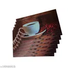 KANUSHI® PVC Fridge Multi Purpose Mats / Fridge Mats Set Of 6 / Refrigerator Mats Set