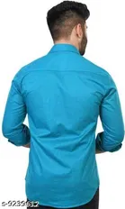 Cotton Blend Solid Shirt for Men, Multicolor, Pack of 2 