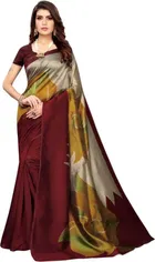 Mysore Silk Printed Saree for Women 