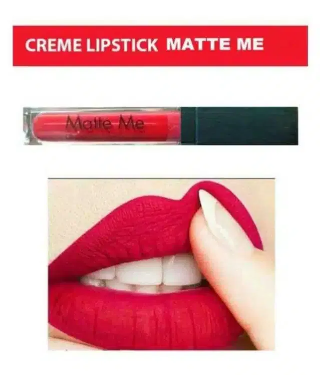 Lenon Makeup Accessory Beauty Matte Me Creme Lipstick (Multicolor) (10 g) (D89)