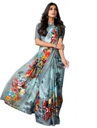 SVB प्रिंटेड साड़ी फॉर वीमेन 