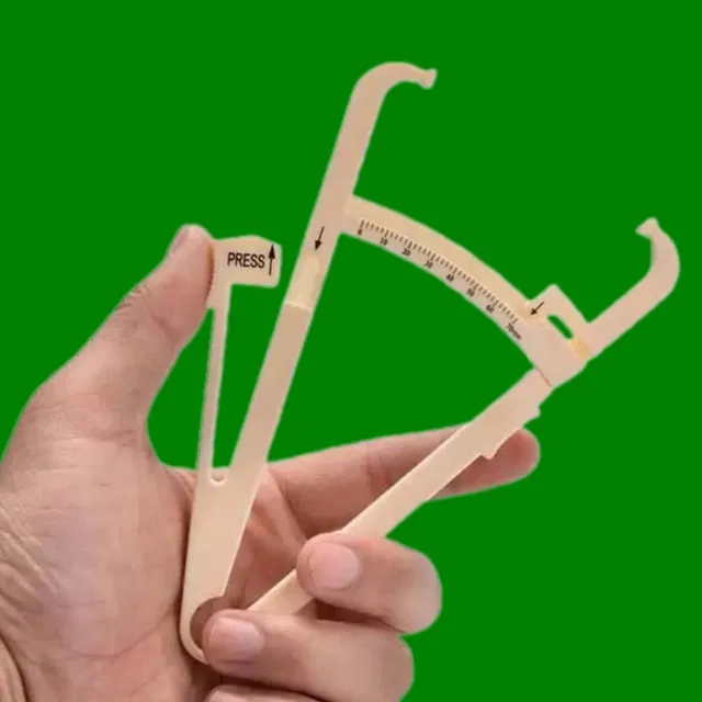 Lightweight Eco-Friendly Body Fat Measuring Caliper (Multicolor, Pack of 1)