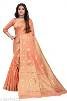 Cotton Zari Woven Saree for Women 