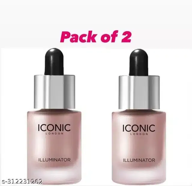 Iconic Premium Highlighter (Beige, Pack of 2)