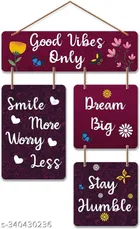 MDF Wooden Wall Hanging Quotes 