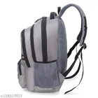 Polyester Backpack for Men & Women, Grey