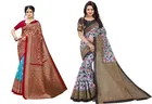 Art Silk Printed Saree for Women 