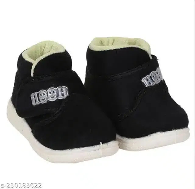 Casual Shoes for Boys (Black, 18-24 Months)