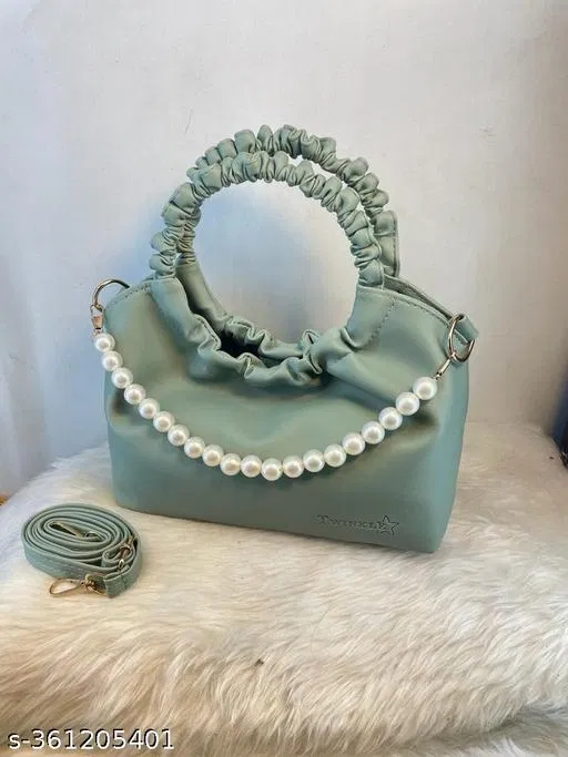 TRUE FASHION. Sling Bag for Women (Green, Free size)