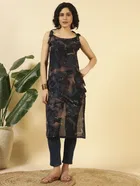 Tie Up Georgette Kurti for Women 