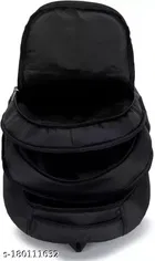 Polyester Backpack for Men & Women, Black
