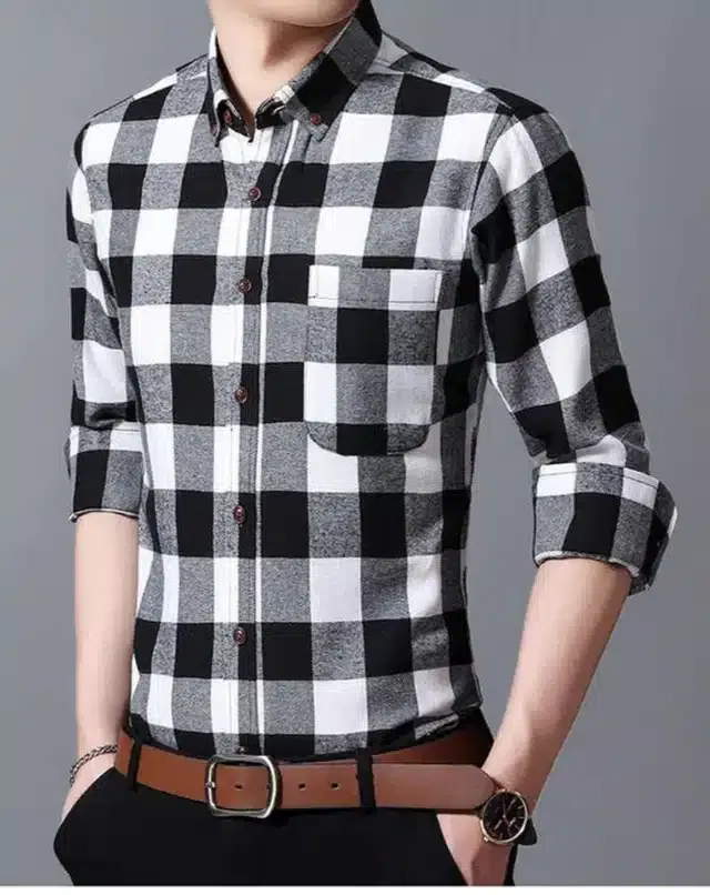 Exclusive Long Sleeves Shirt for Men (Black, XXL) (JME-100)
