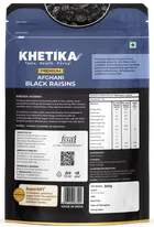Khetika Afghani Black Raisins 200 g