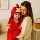 Brandon Baby Hood Towel Angry Bird Red 80x80 cm