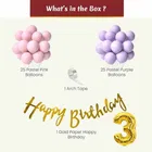 3rd Happy Birthday Balloon Decoration Kit, Multicolor, Pack Of 53