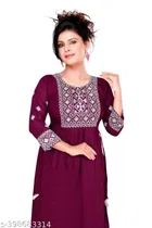 Lycra Printed Kurta with Pant for Women 