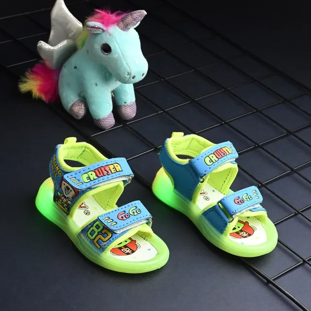 Sandals for Kids (Green, 17)