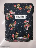 Crepe Kurti Fabric for Women 