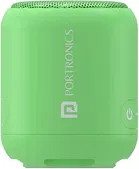 PORTRONICS Sounddrum 1 10W Tws Portable Speaker, Inbuilt-Fm & Type C Charging 10 W Bluetooth Speaker (Green, Mono Channel, Pack of 1)