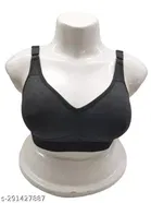 Cotton Solid Bra for Women 