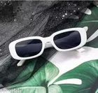 Squar & Cat Eye UV Protected Women Sunglasses, Black & White, Pack of 2
